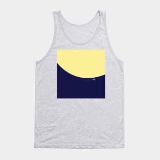 COLOR COUPLES CANARY YELLOW AND BLUE Tank Top